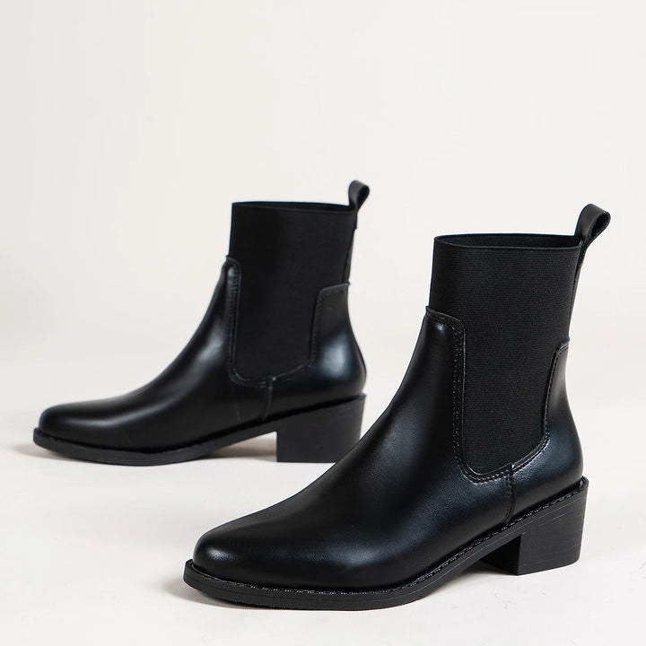 Chunky Heel Chelsea Boots for Women – Stylish &amp; Comfortable