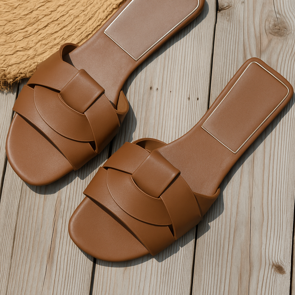 Ciabatte flat da donna con fiocco - Morbide e femminili 4