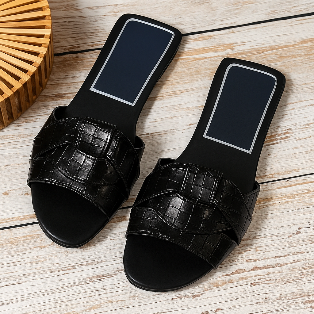 Ciabatte flat da donna con fiocco - Morbide e femminili 5