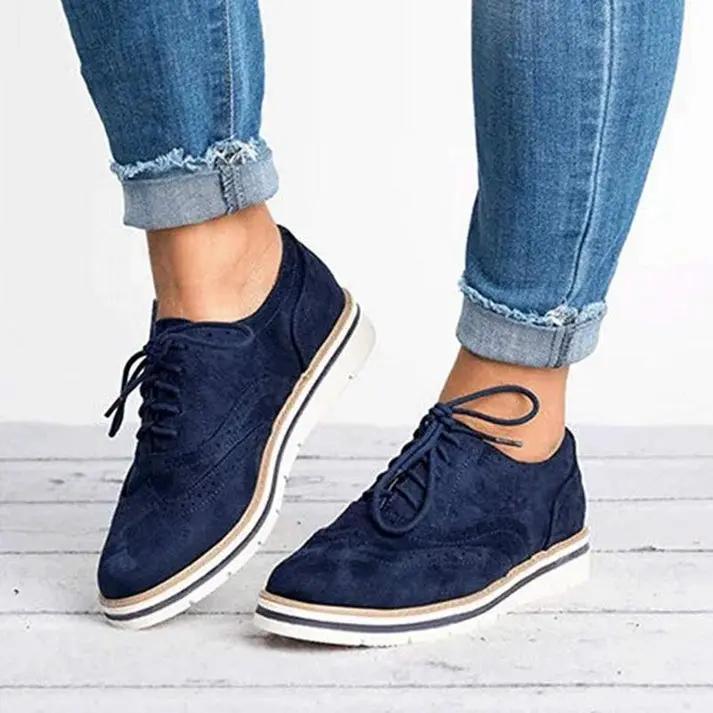 Classic Brogue Trainers for Women – Stylish &amp; Comfortable All-Day Wear-Caliboot