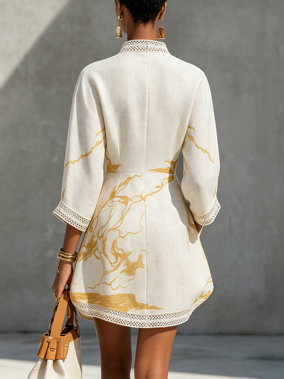 Clotilde™ Miniabito in pizzo all'uncinetto 1