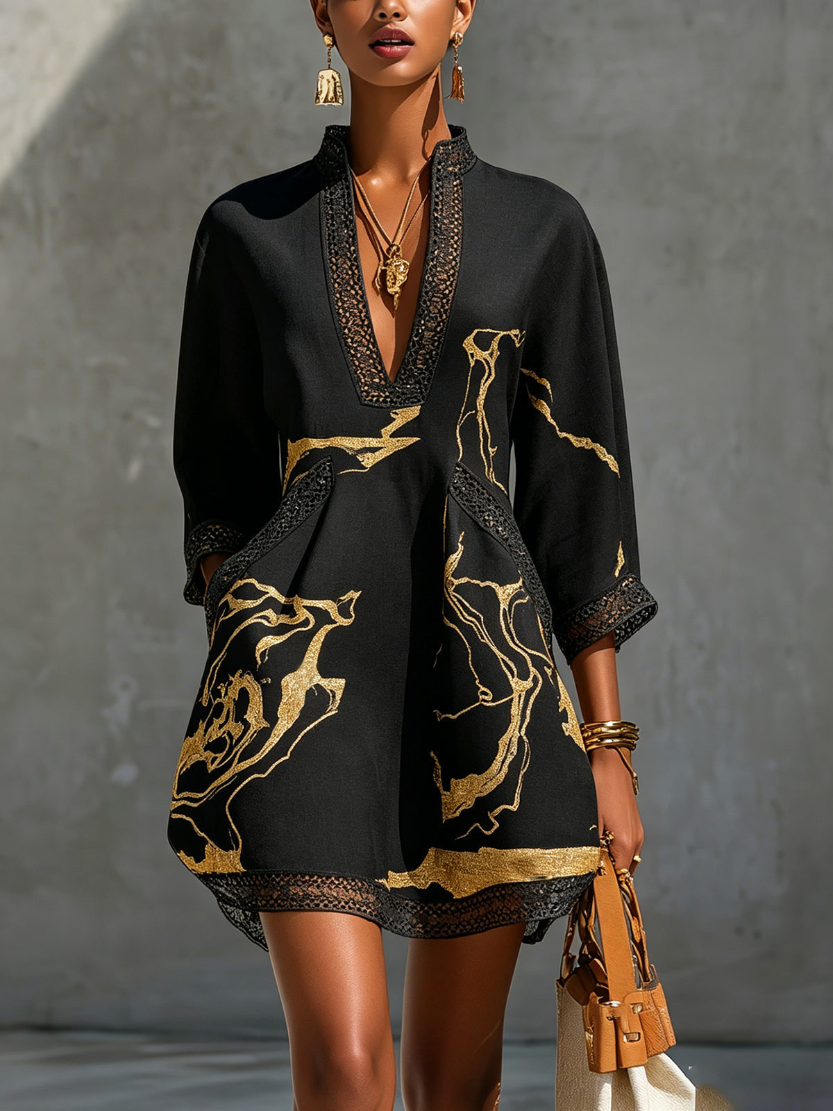 Clotilde™ Miniabito in pizzo all'uncinetto 4