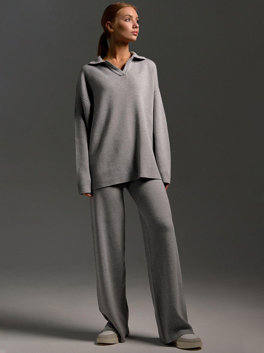 Completo Donna | Pantalone Largo e Maglia Comoda 7
