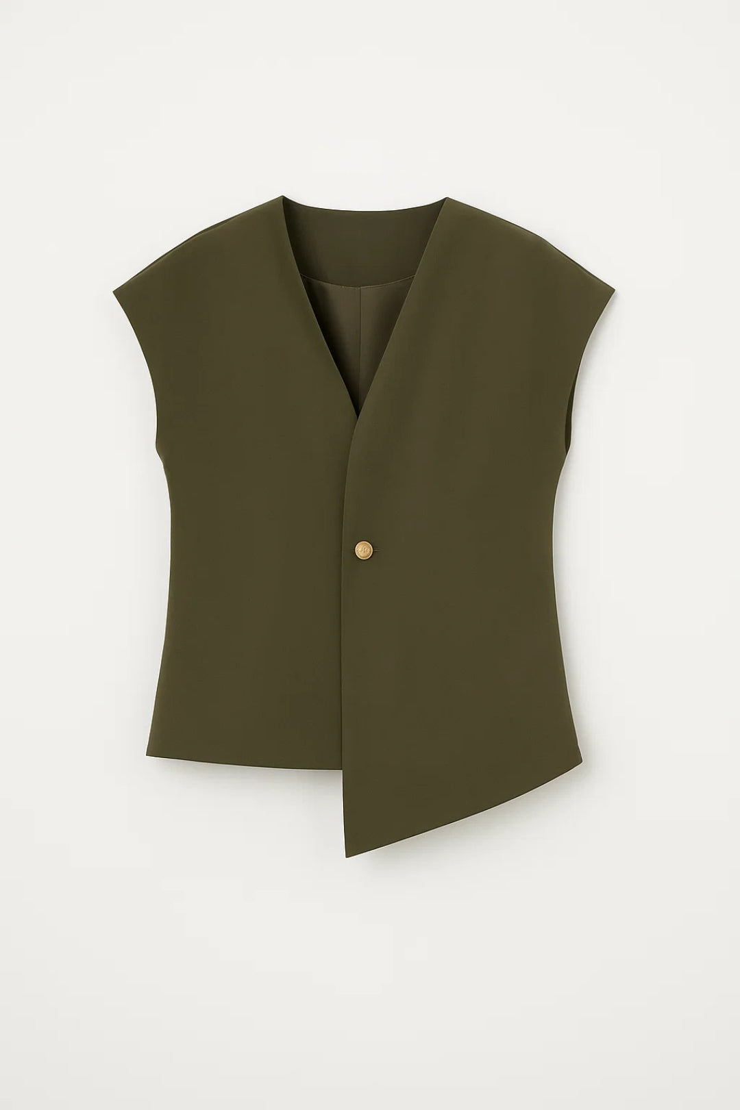 Completo Due Pezzi Donna | Gilet Asimmetrico & Pantaloni Palazzo