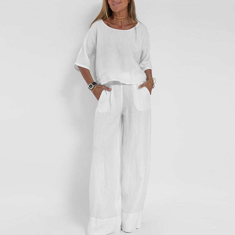 Completo top e pantaloni ampi da donna – Leggero e moderno 3