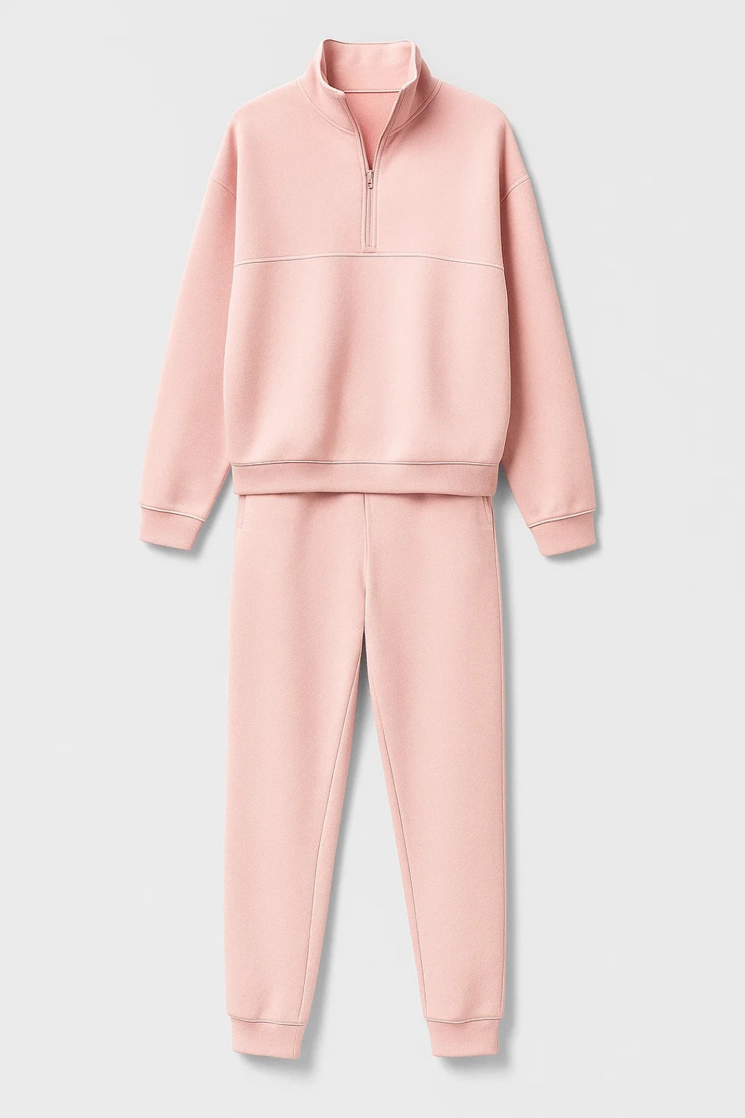 Cotton Tracksuit Set | Zip Sweatshirt &amp; Jogger Trousers | Soft &amp; Comfortable