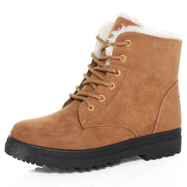 Cozy Short Ankle Boots for Women – Stylish &amp; Warm for Winter