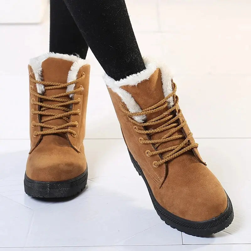 Cozy Short Ankle Boots for Women – Stylish &amp; Warm