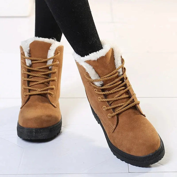 Cozy Short Ankle Boots for Women – Stylish &amp; Warm