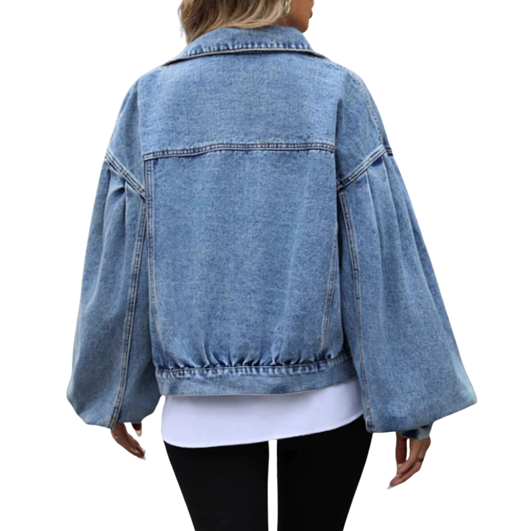 Denim giacca Donna | Taglio ampio chic & Linea cropped slancia