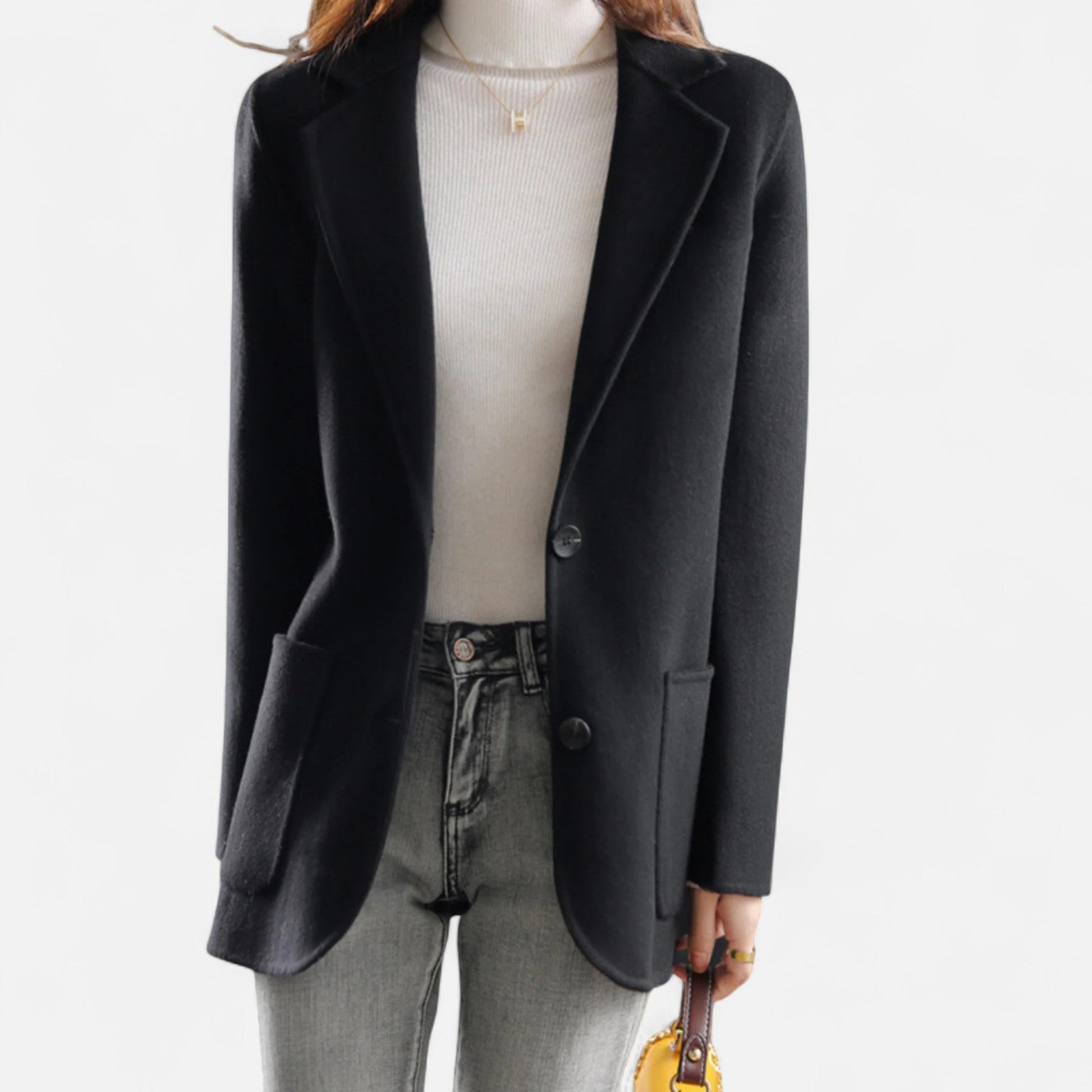 Donna - Cappotto blazer classico - Taglio sartoriale 1