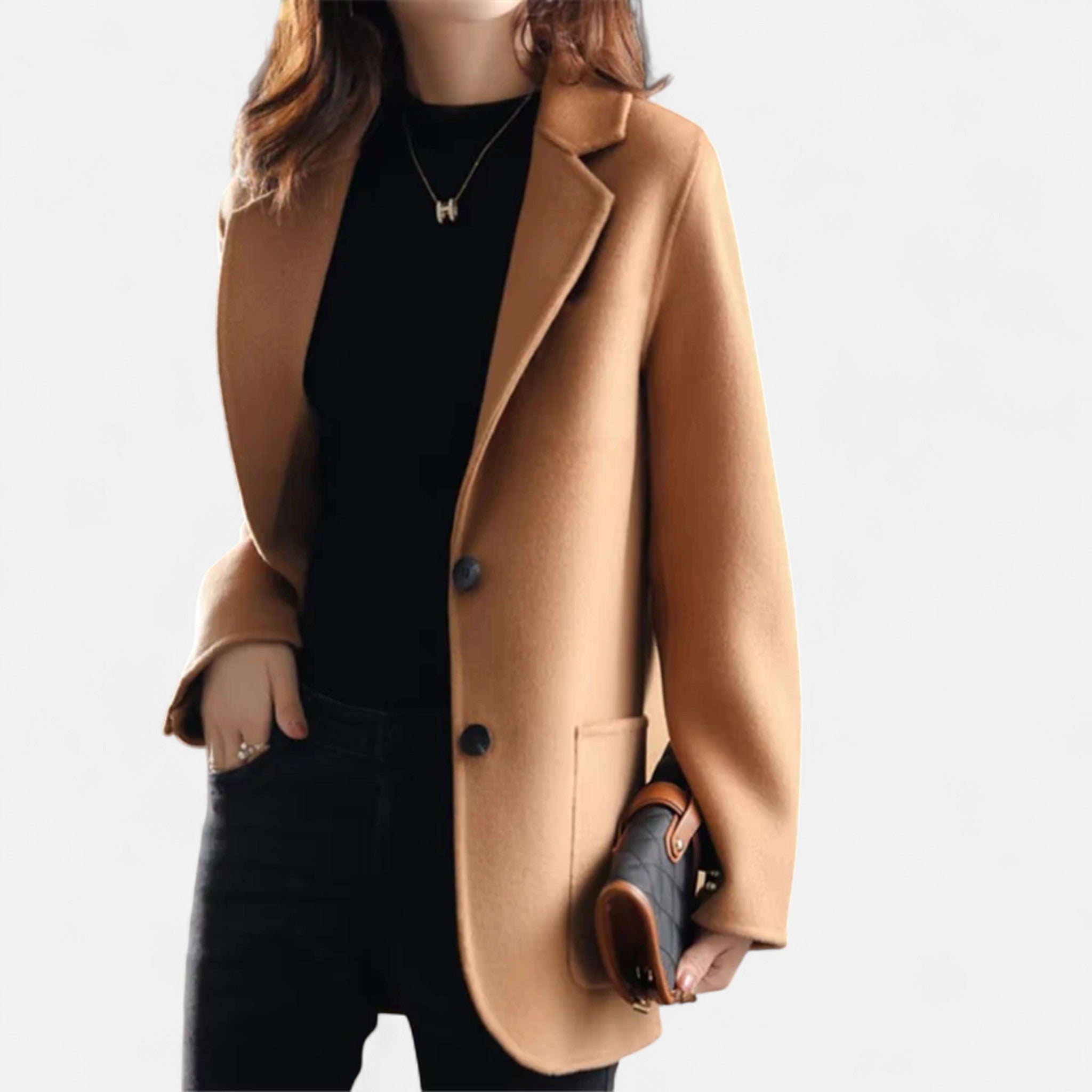 Donna - Cappotto blazer classico - Taglio sartoriale 2
