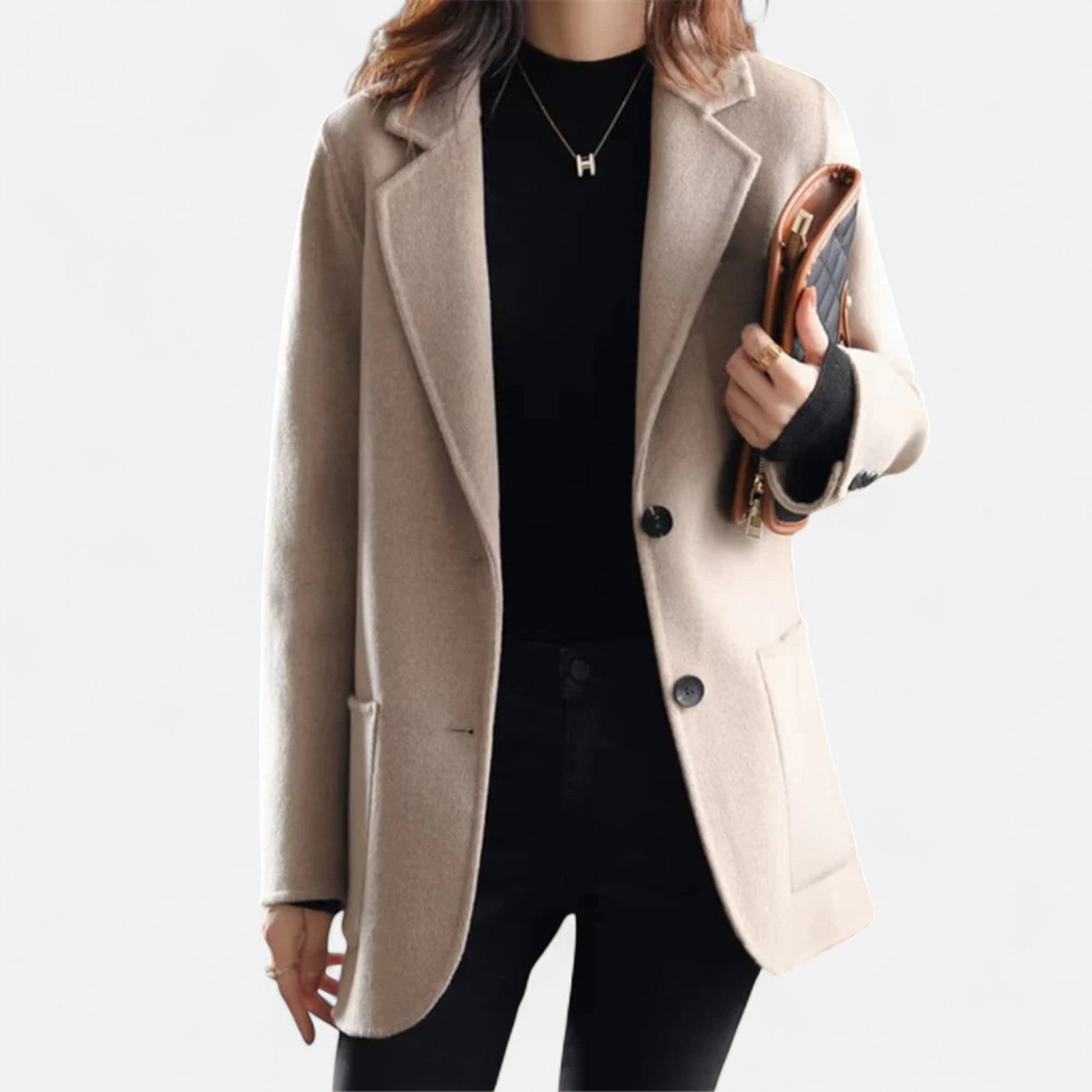 Donna - Cappotto blazer classico - Taglio sartoriale 3
