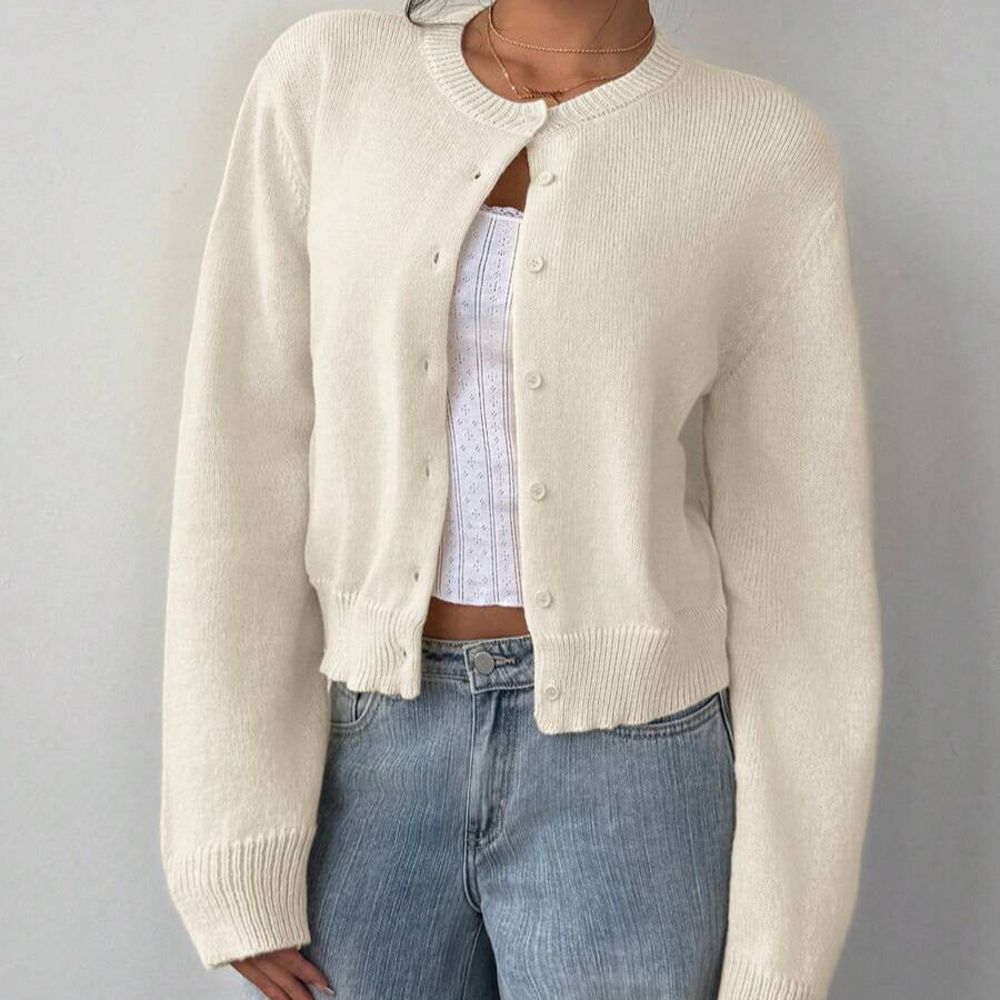 Donna - Cardigan corto morbido - Stile casual 1