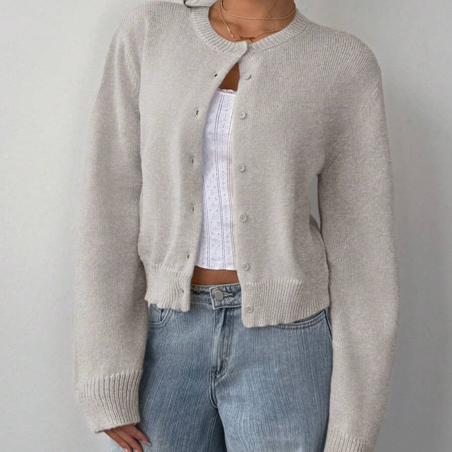 Donna - Cardigan corto morbido - Stile casual 3
