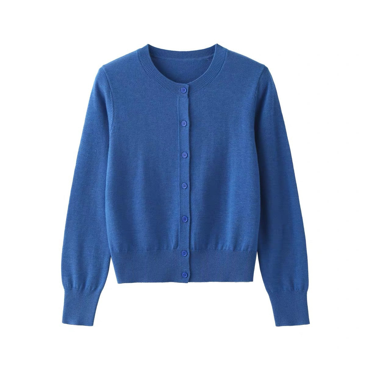 Donna - Cardigan elegante con bottoni sottili 6