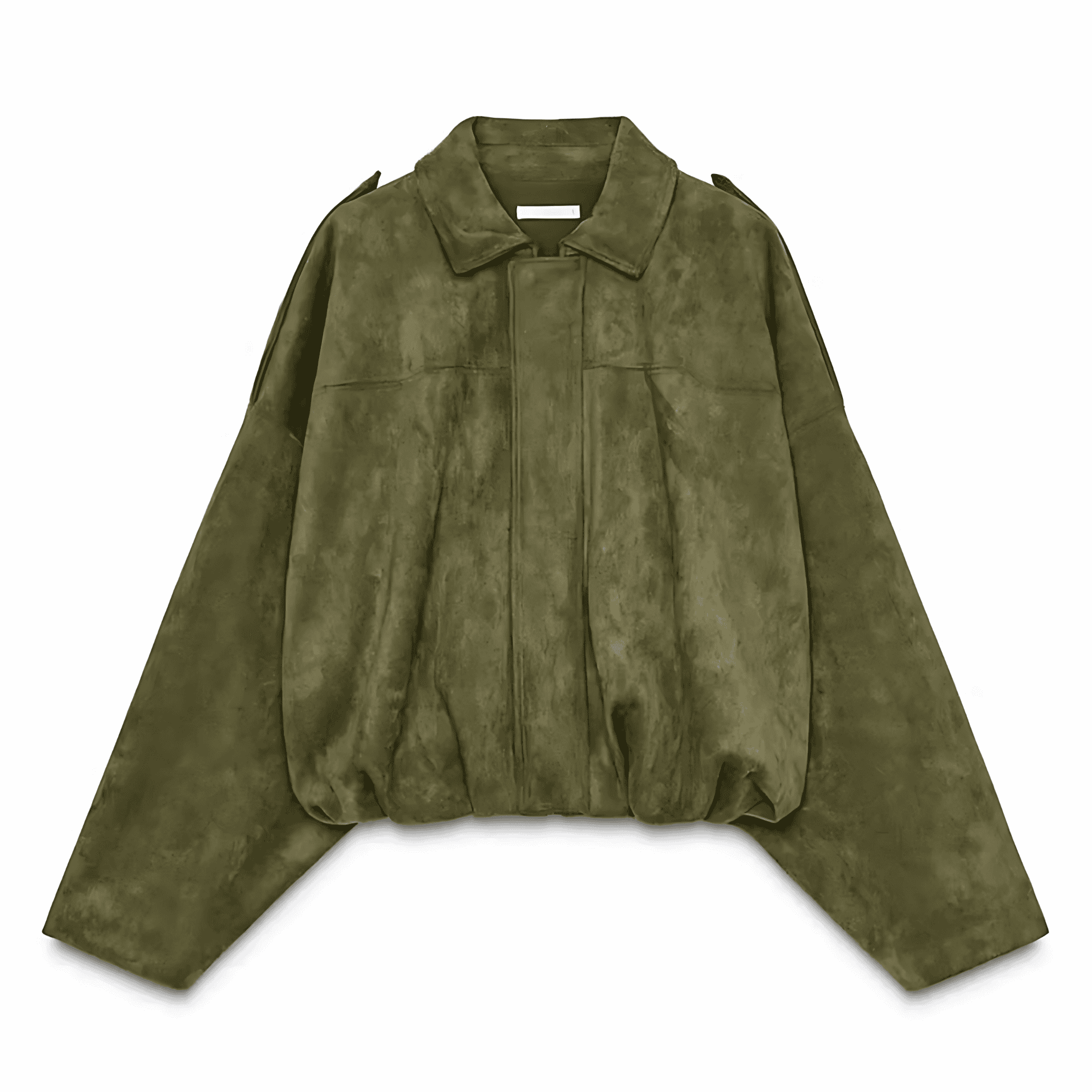 Donna - Giacca oversize in pelle scamosciata 0