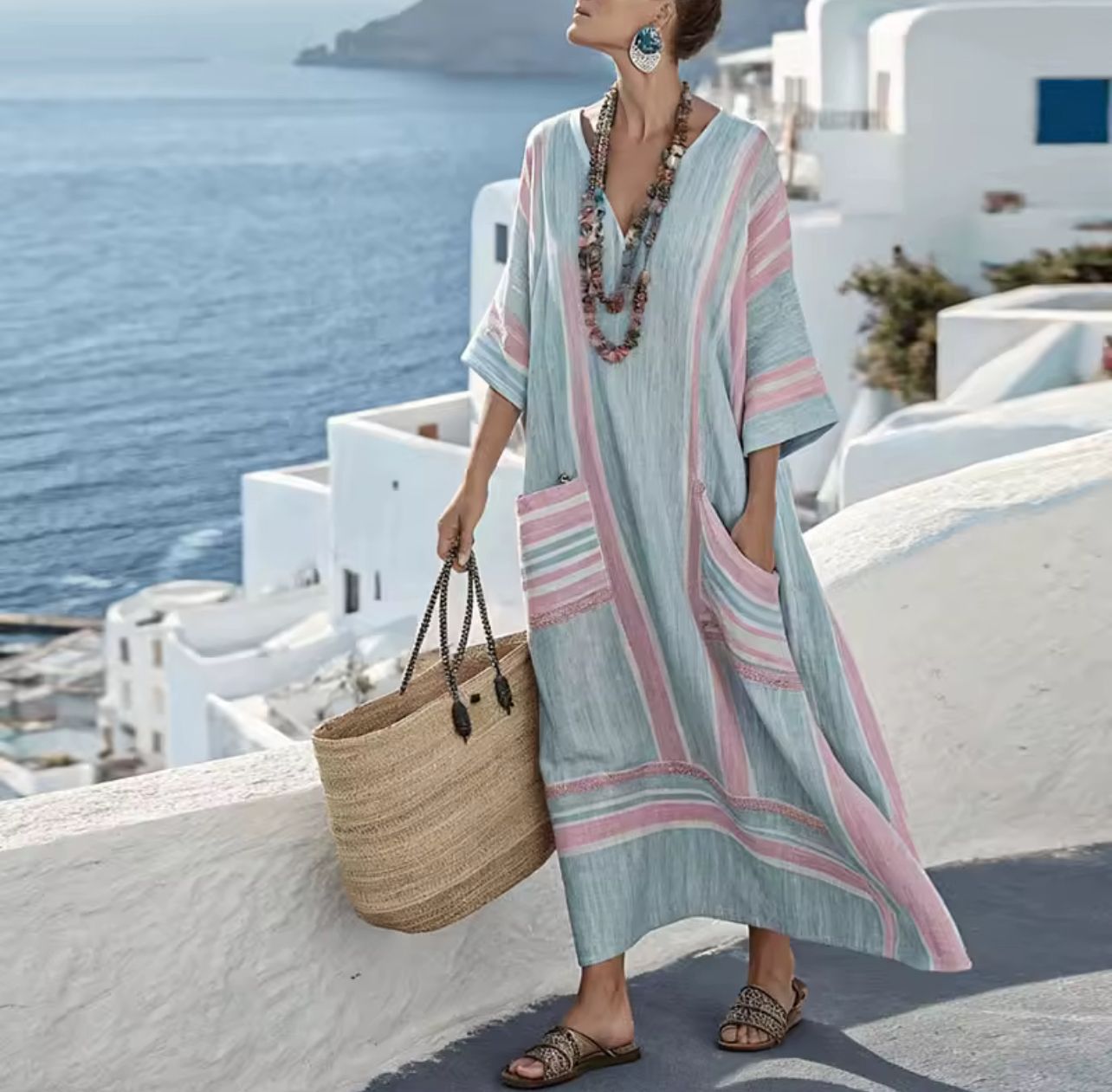 Elegante Mary - Abito lungo da spiaggia per un look estivo alla moda 1