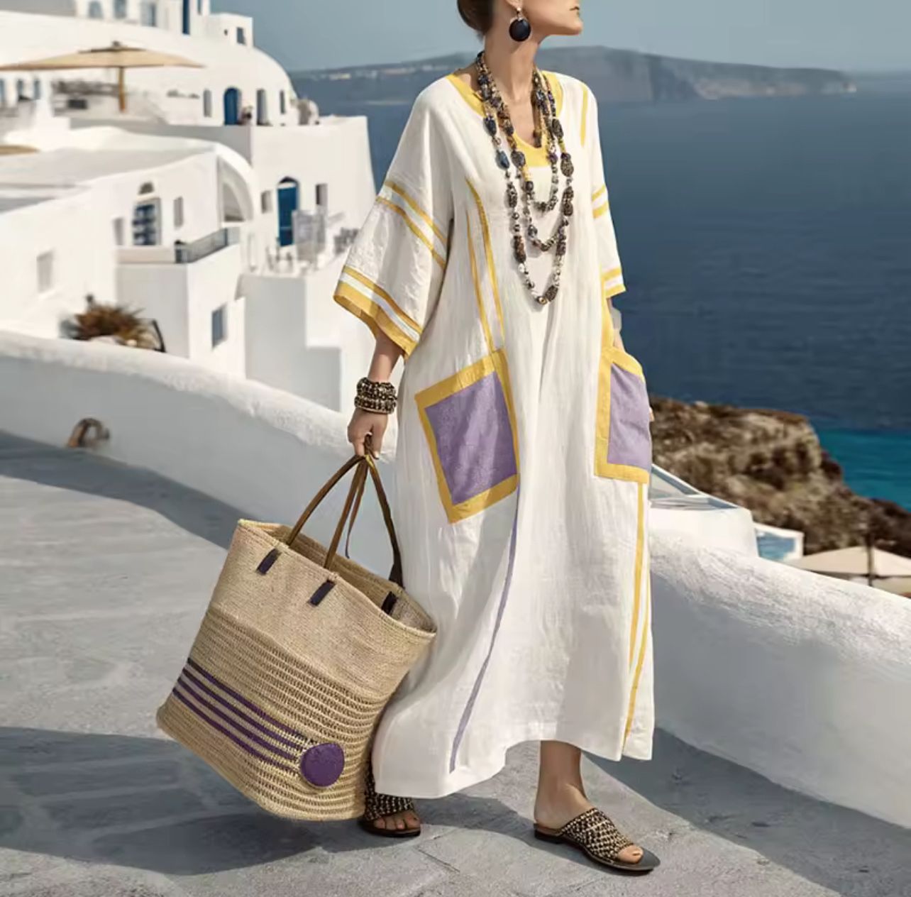 Elegante Mary - Abito lungo da spiaggia per un look estivo alla moda 3