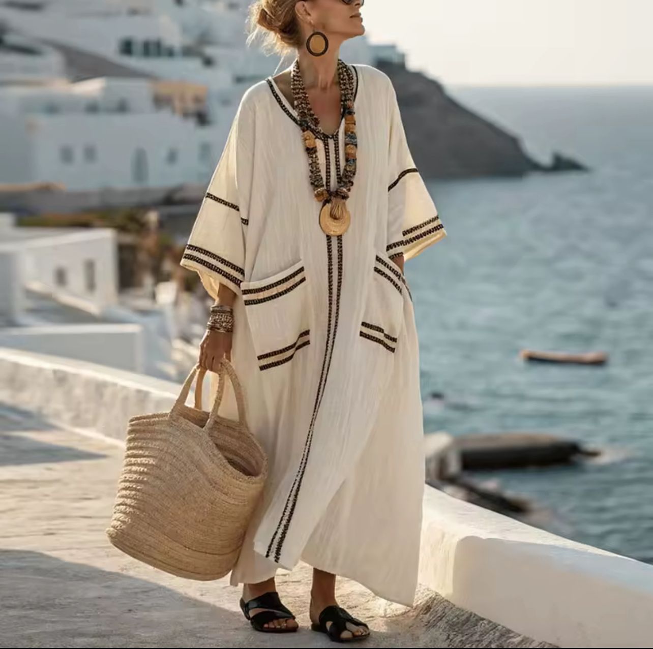 Elegante Mary - Abito lungo da spiaggia per un look estivo alla moda 4