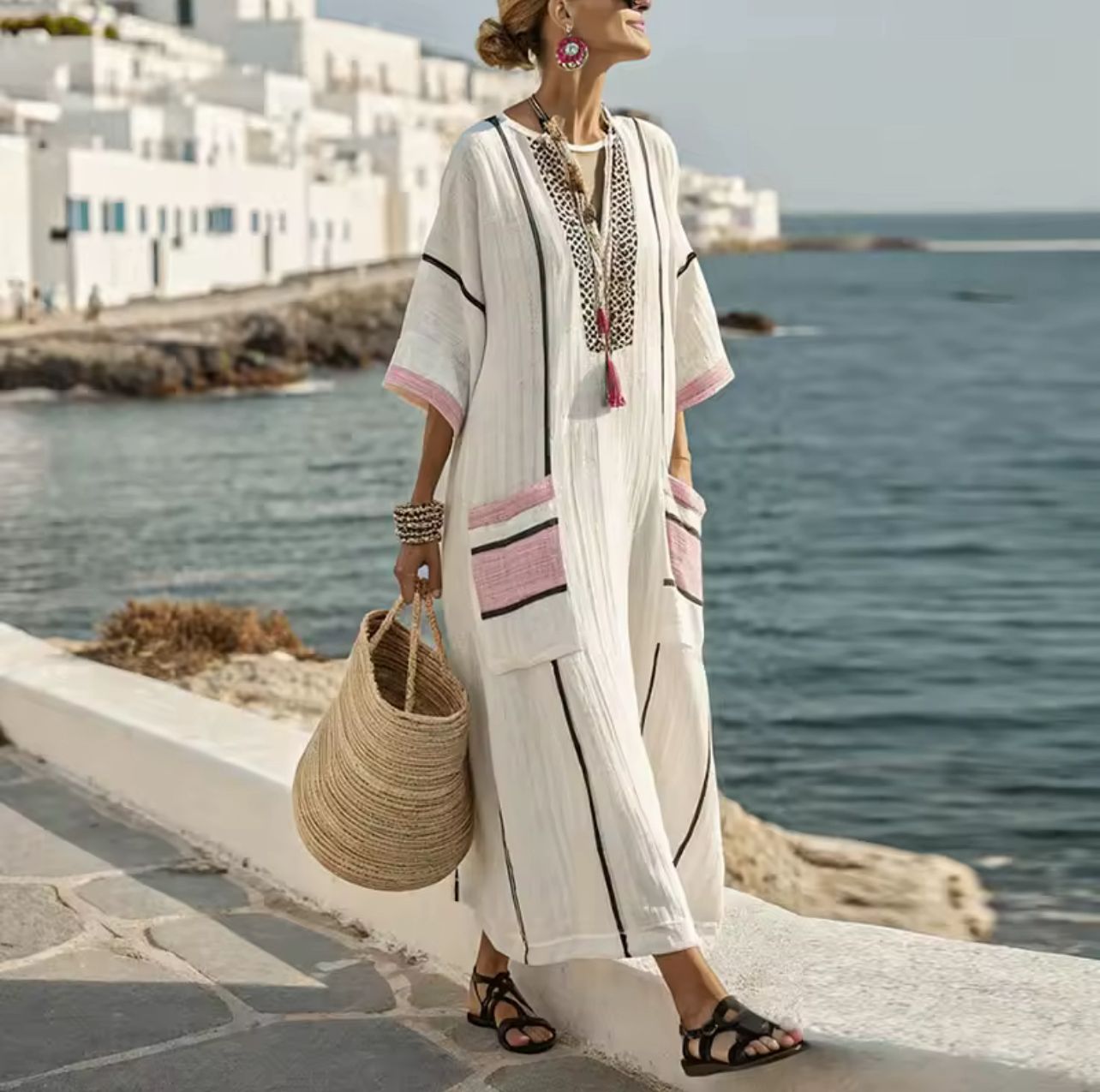Elegante Mary - Abito lungo da spiaggia per un look estivo alla moda 6