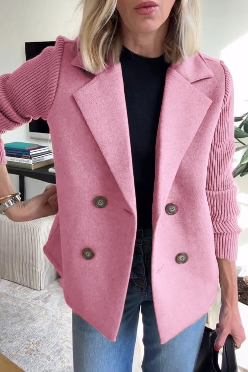 Elegante blazer da donna con maniche a rete 0