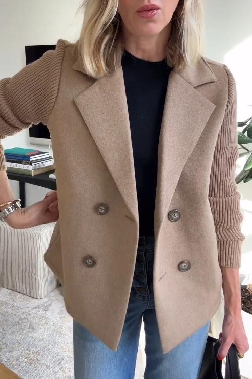 Elegante blazer da donna con maniche a rete 1