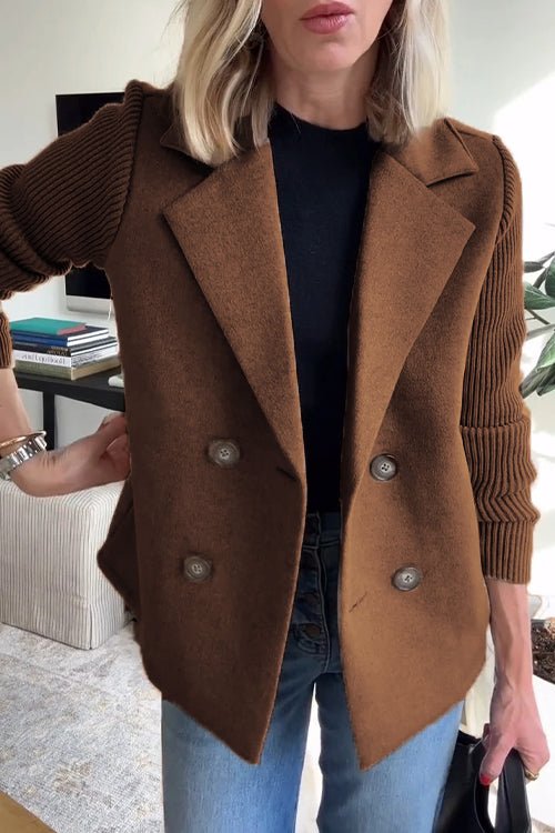 Elegante blazer da donna con maniche a rete 11