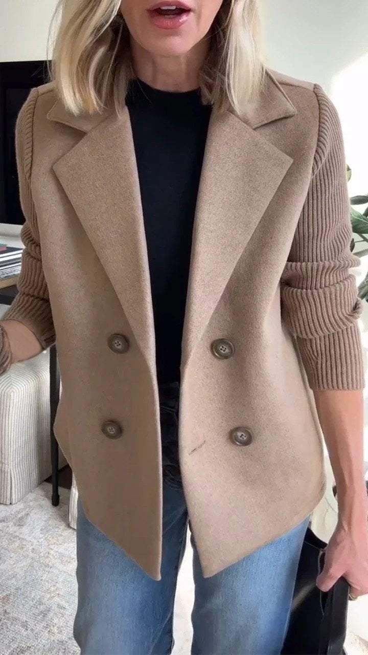 Elegante blazer da donna con maniche a rete 4