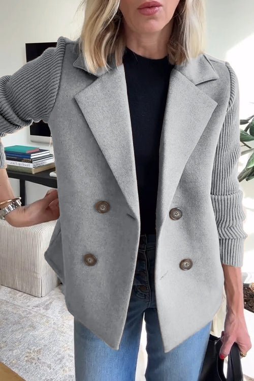 Elegante blazer da donna con maniche a rete 7