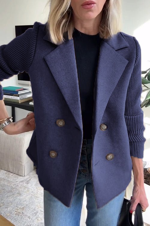 Elegante blazer da donna con maniche a rete 8