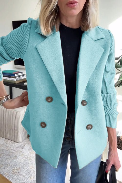 Elegante blazer da donna con maniche a rete 9