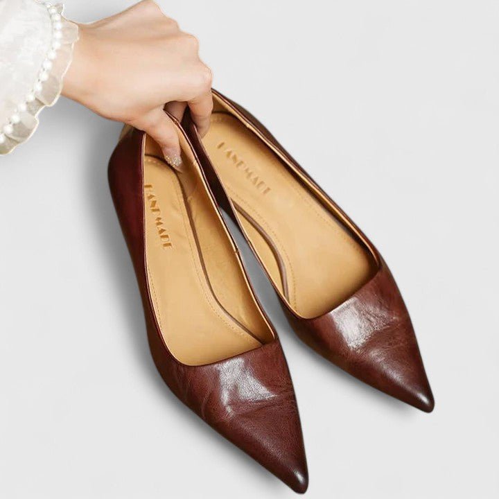 Eleganti Tacchi in Sughero Donna | Punta Affusolata & Comfort Tutto il Giorno