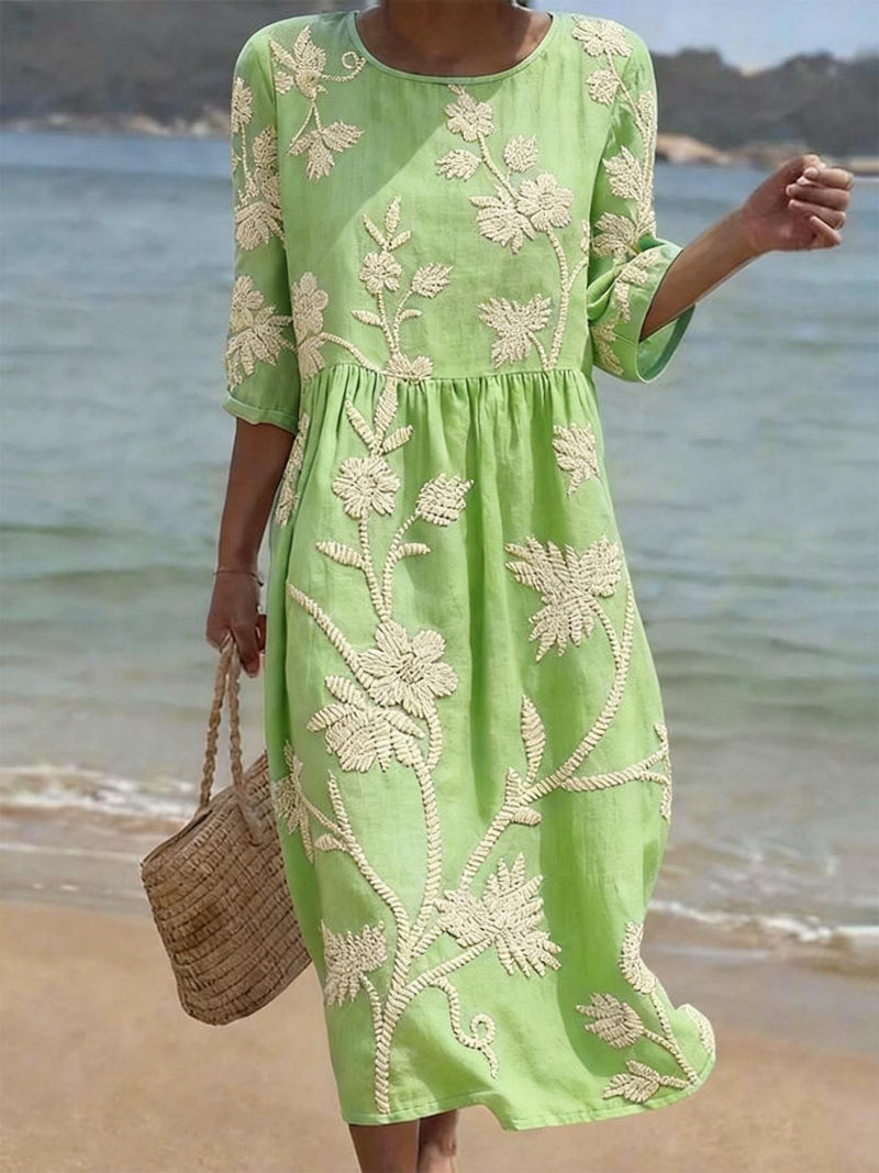 Eleonora™ | Abito Vintage Ricamato 2