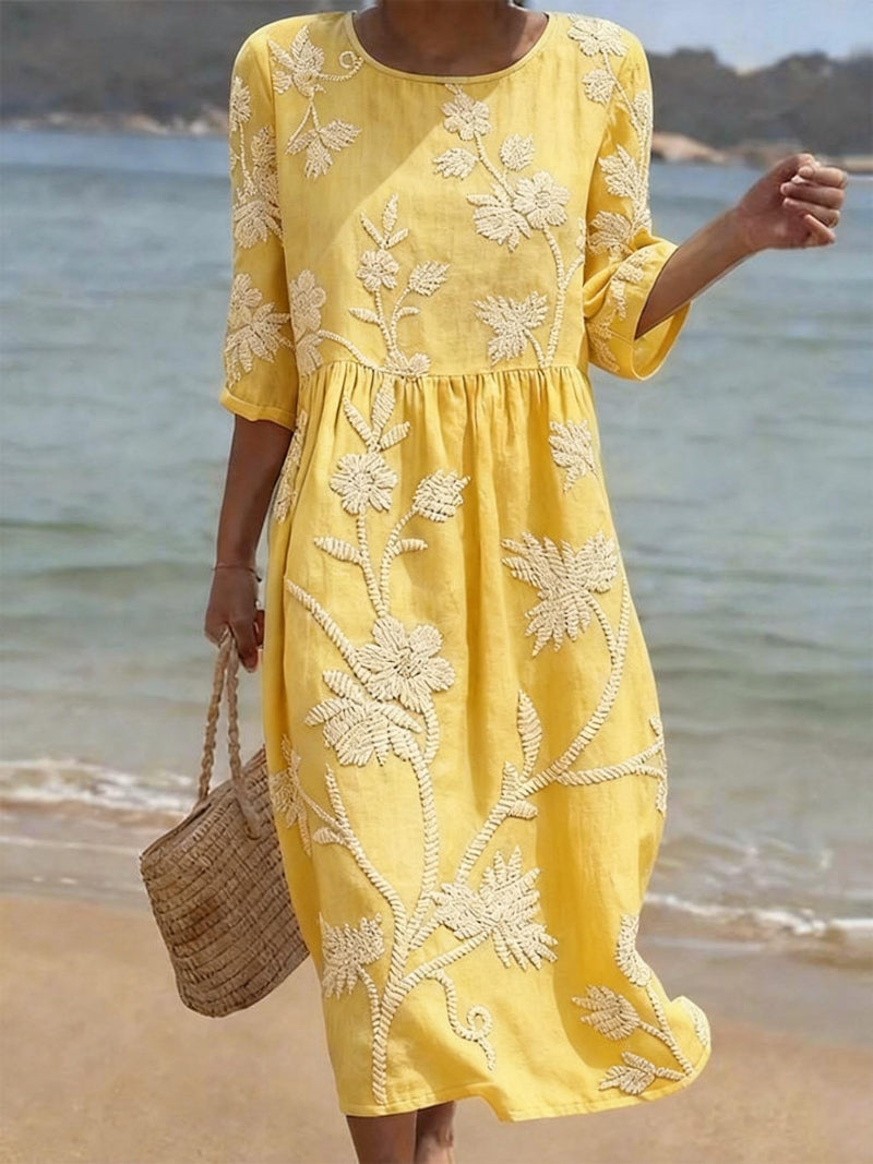 Eleonora™ | Abito Vintage Ricamato 3