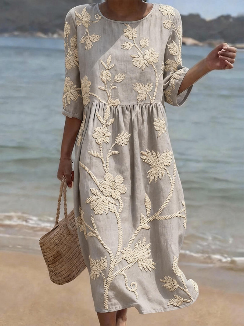 Eleonora™ | Abito Vintage Ricamato 4