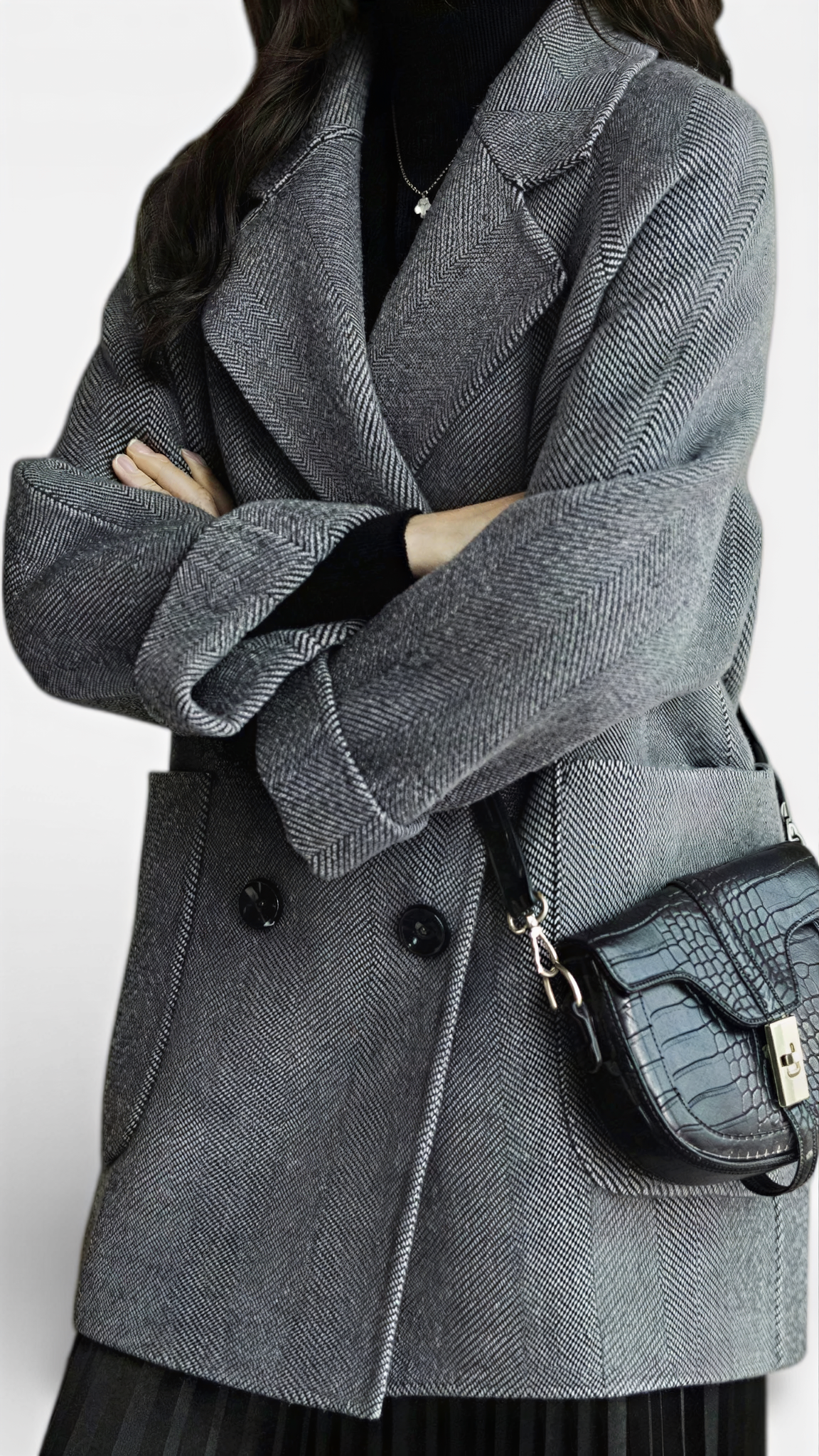 Eliara | Cappotto Doppiopetto Elegante Da Donna 4