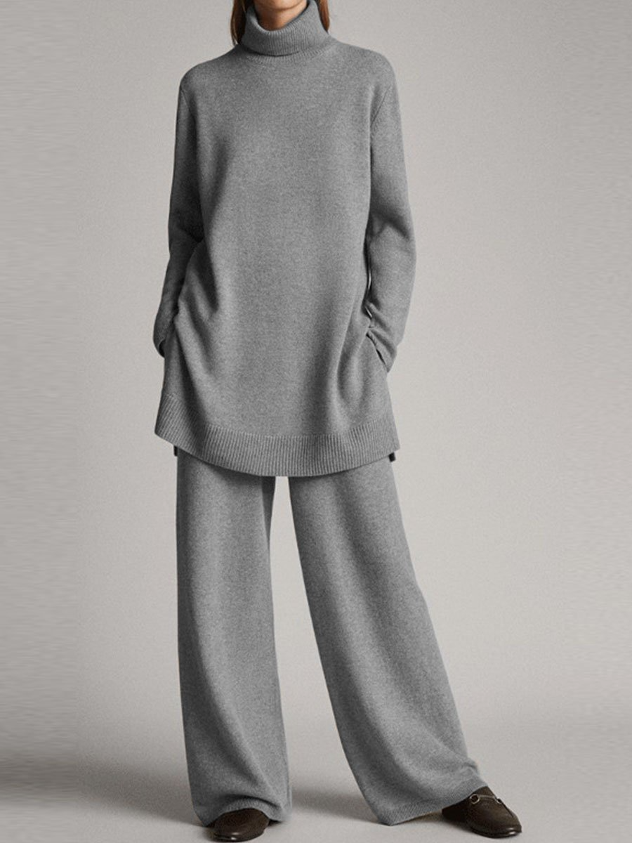Elina | Completo Maglia Oversize A Collo Alto 2