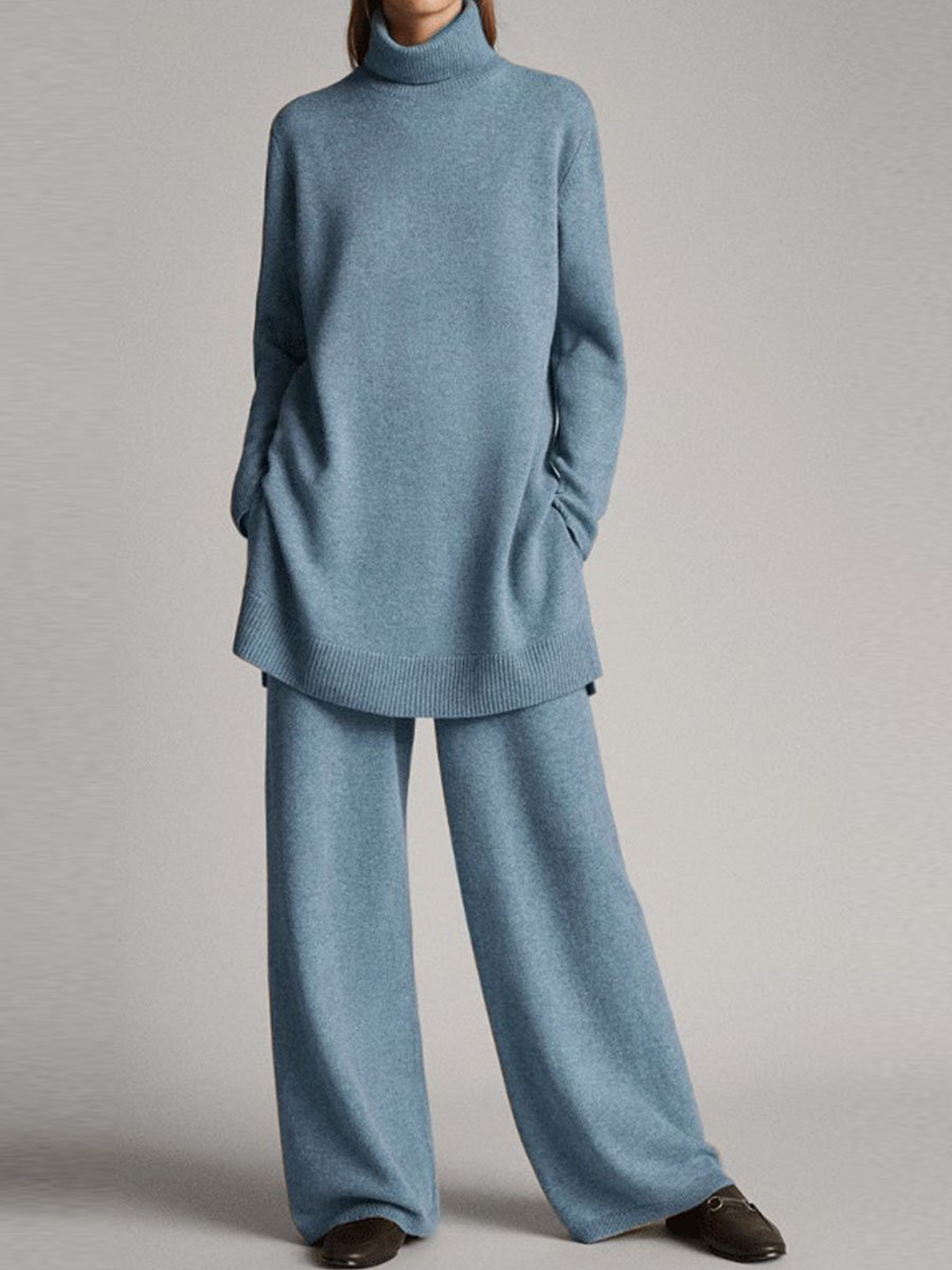 Elina | Completo Maglia Oversize A Collo Alto 4