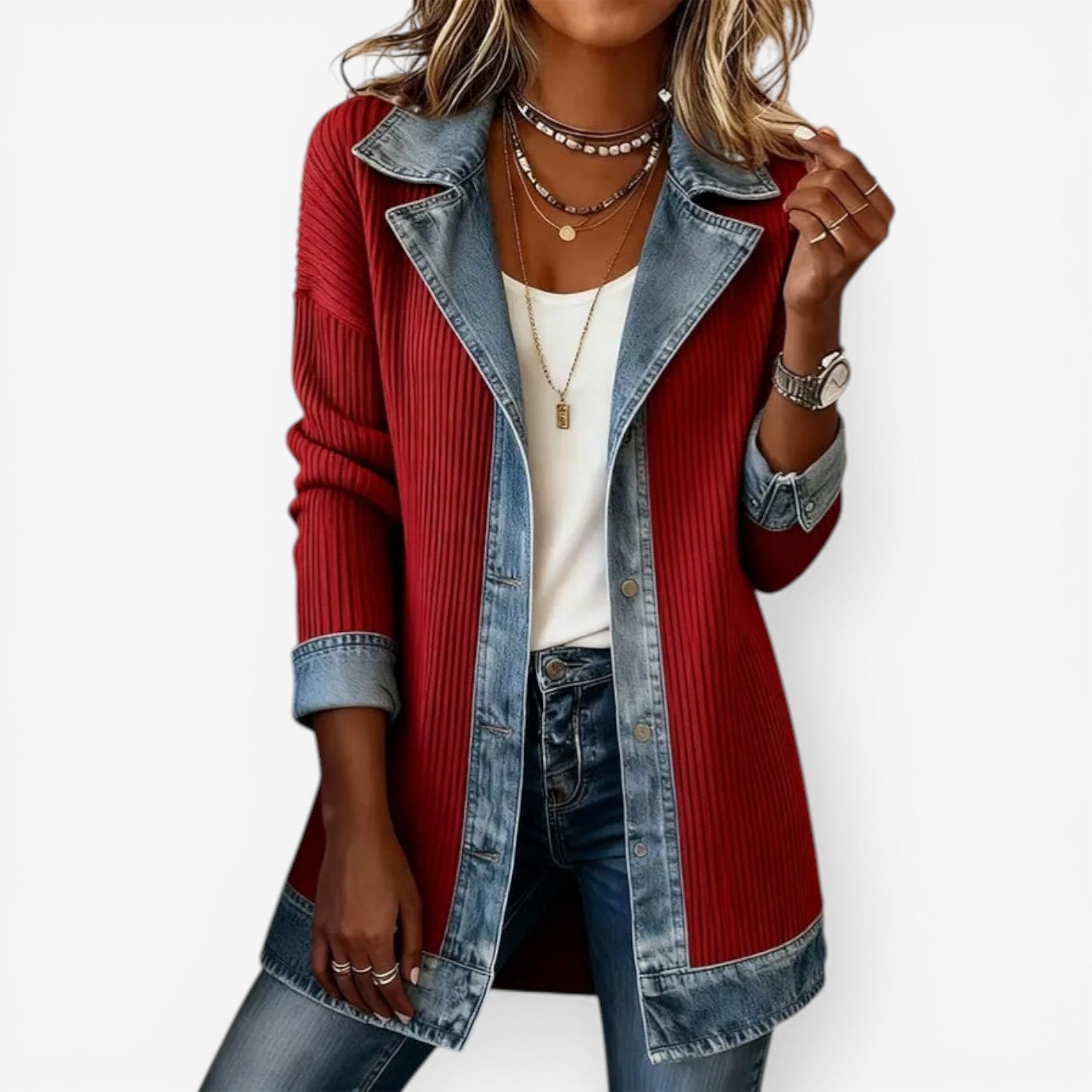 Emilia | Giacca Stile Stratificato 3