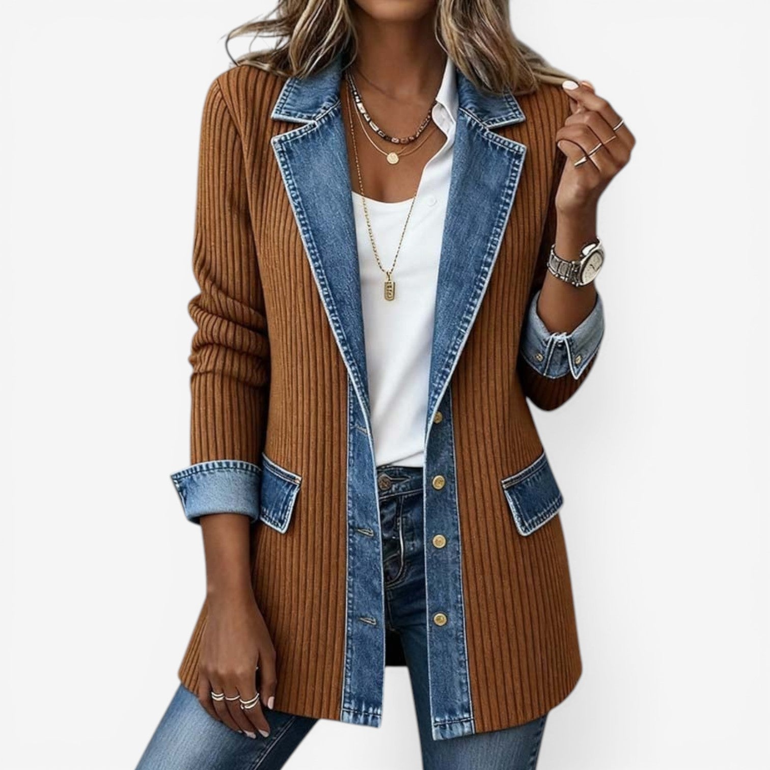 Emilia | Giacca Stile Stratificato 4