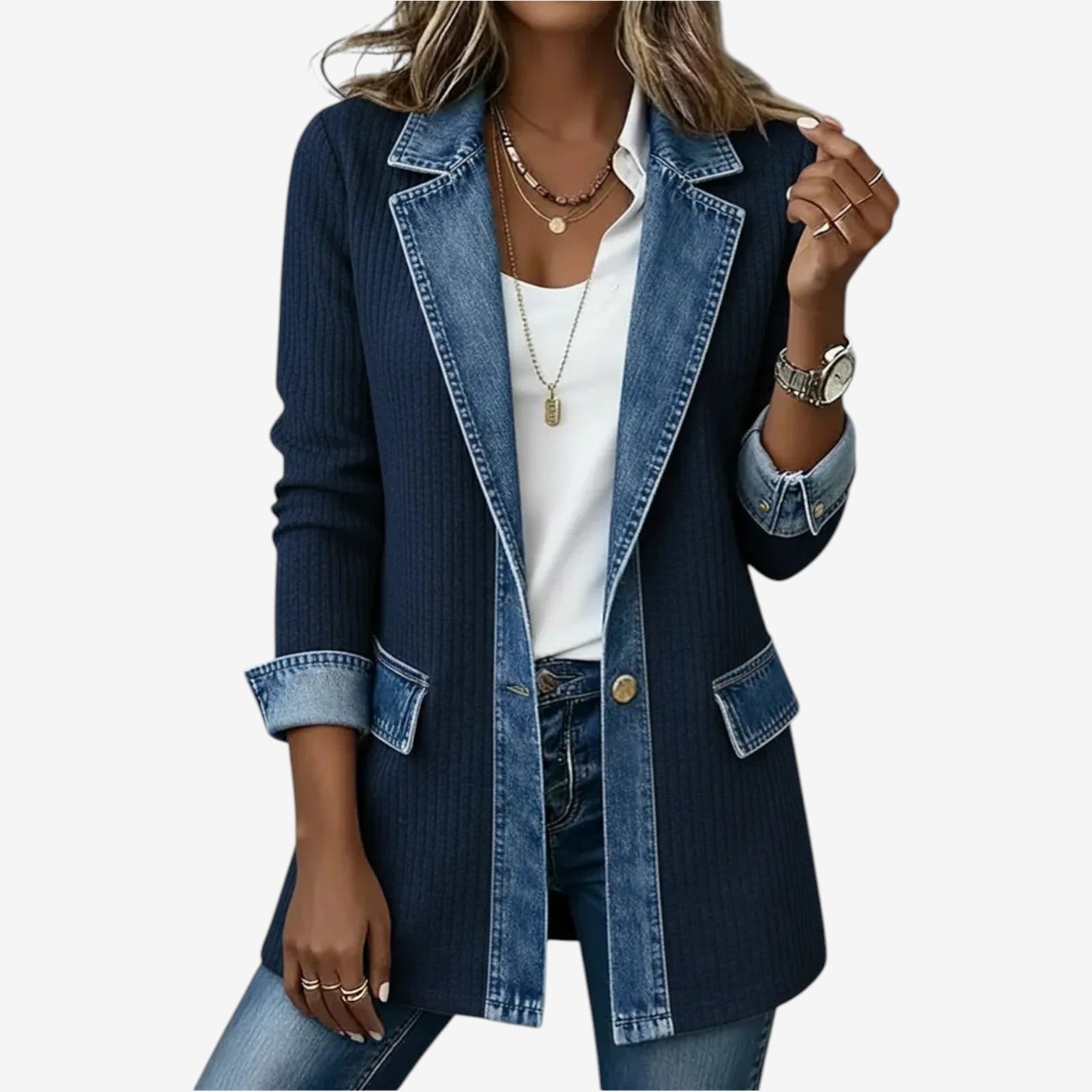 Emilia | Giacca Stile Stratificato 5