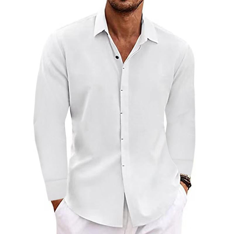 Ernesto - Camicia Di Lino a Maniche Lunghe 4