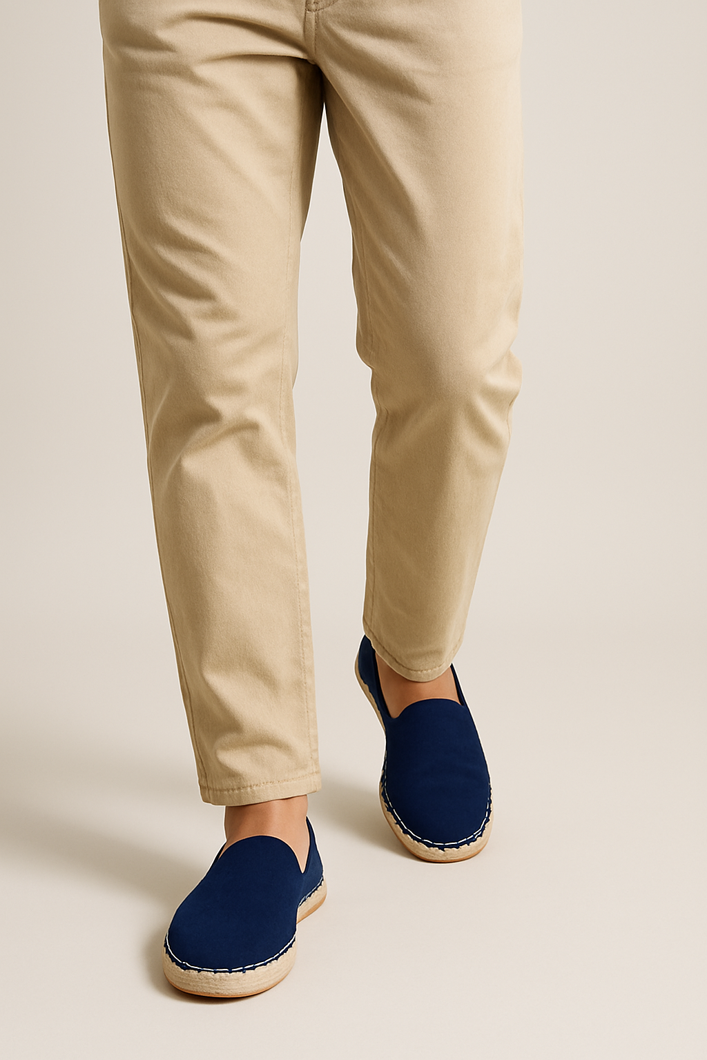 Espadrillas Uomo | Slip-On Estive con Suola in Iuta & Dettaglio Cuoio