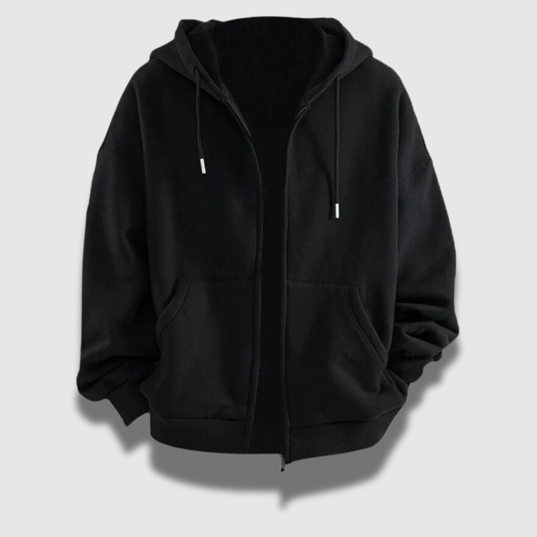 Felpa Uomo | Cappuccio con Full Zip e Tasche