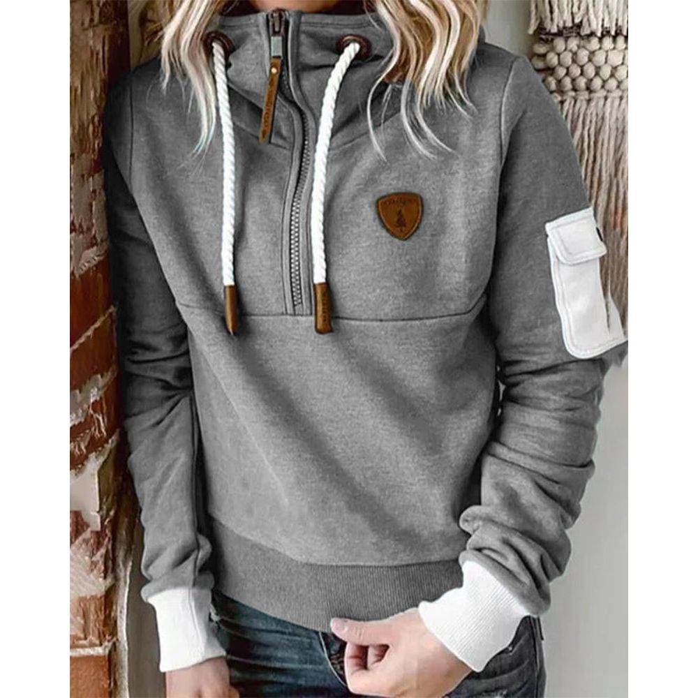 Felpa con cappuccio da donna elegante e morbida - Maglione spesso e confortevole 4