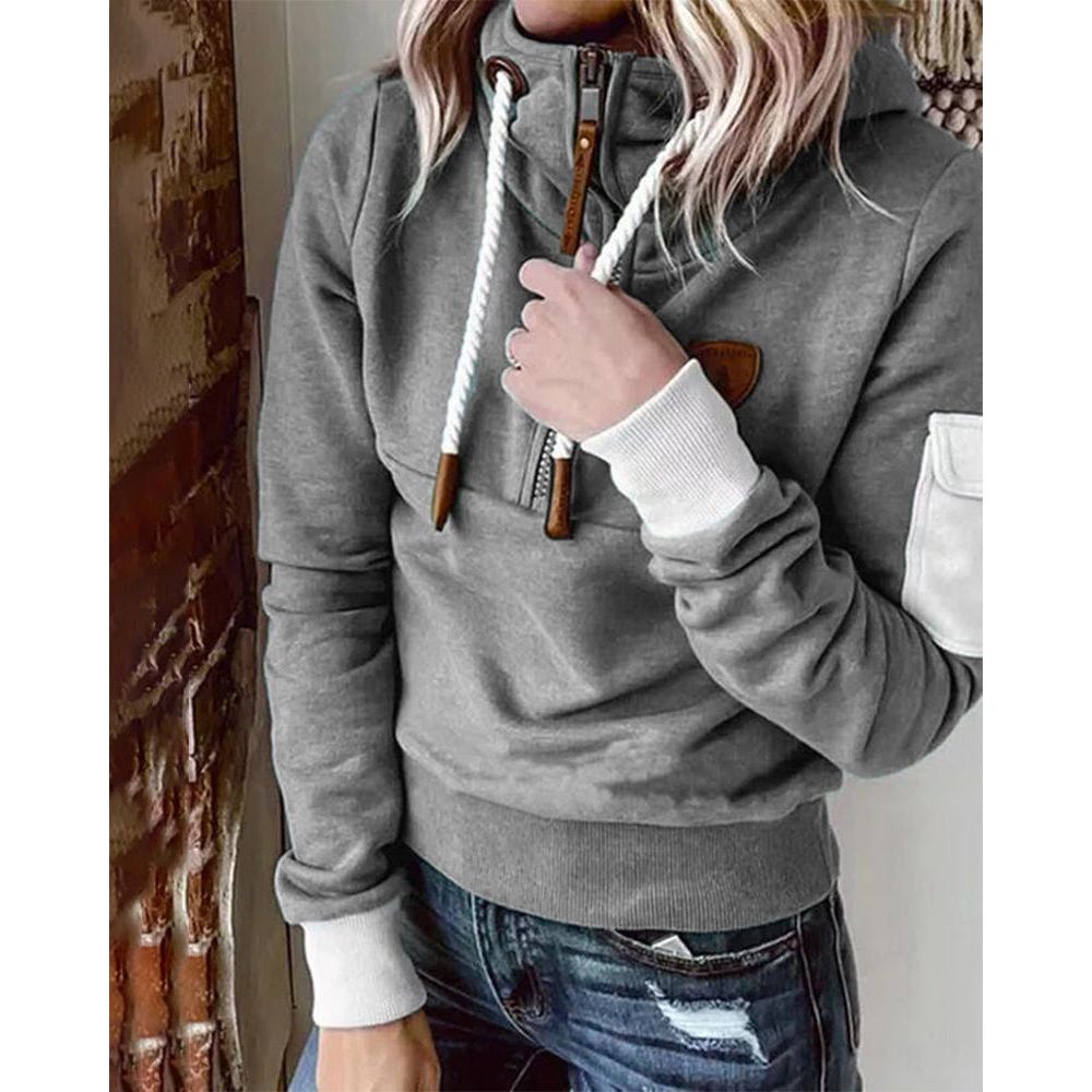 Felpa con cappuccio da donna elegante e morbida - Maglione spesso e confortevole 5