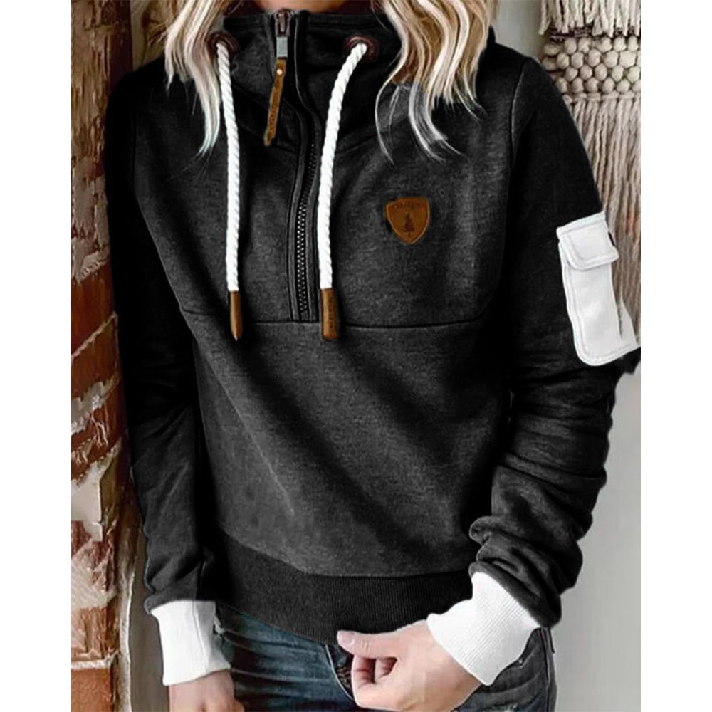 Felpa con cappuccio da donna elegante e morbida - Maglione spesso e confortevole 6