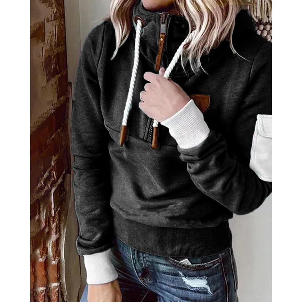 Felpa con cappuccio da donna elegante e morbida - Maglione spesso e confortevole 7