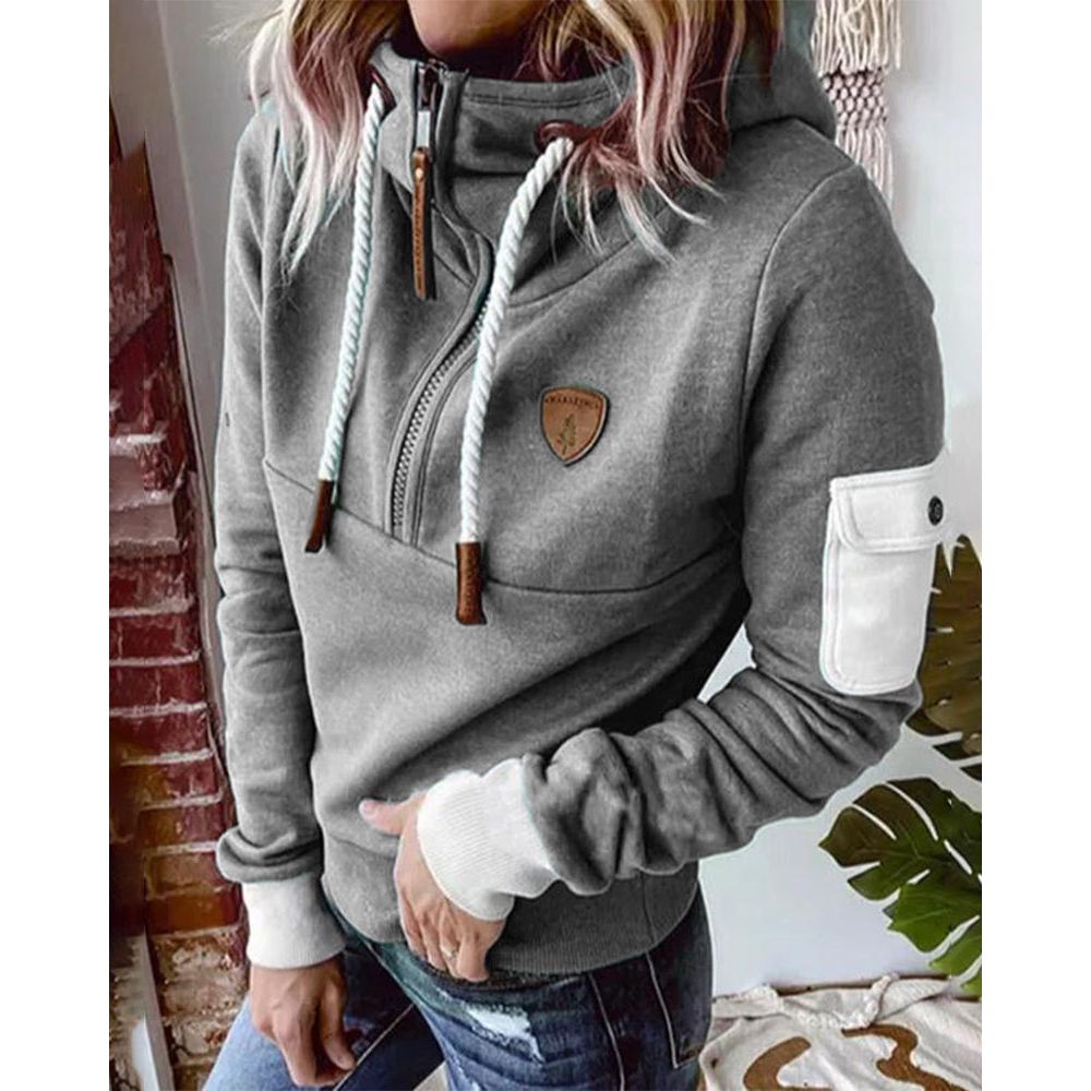 Felpa con cappuccio da donna elegante e morbida - Maglione spesso e confortevole 8